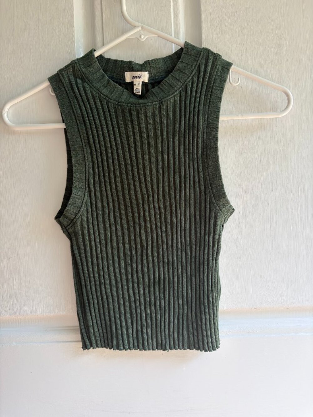 Aerie Ribbed Cropped Tank Top